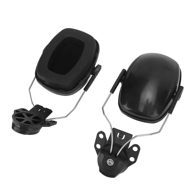 Protective Headgear Ear Cover Sound Dampening Hard Hat Attachment for Work Sites Woodcutting Grinding Drilling