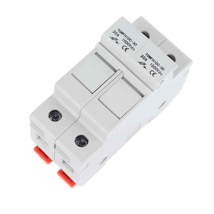 High Voltage DC Breaker with Dual Fuse Safety Switch for Power Devices 20A 1000V
