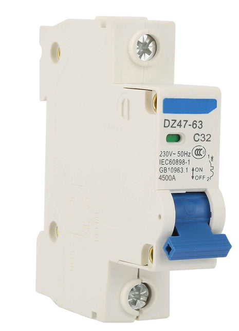 230V AC DZ47-63 Single Pole Mini Breaker Protection Switch (32A)