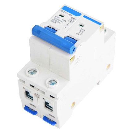 DZ47-63 2P Mini Circuit Breaker with Leakage Guard 400VAC(63A)