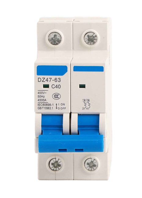DZ47-63 2P Mini Circuit Breaker with Leakage Guard 400VAC(63A)