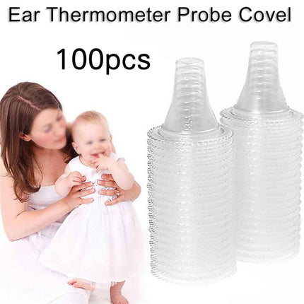 50PCS Polypropylene Thermometer Probe Covers Replacement for Braun Models