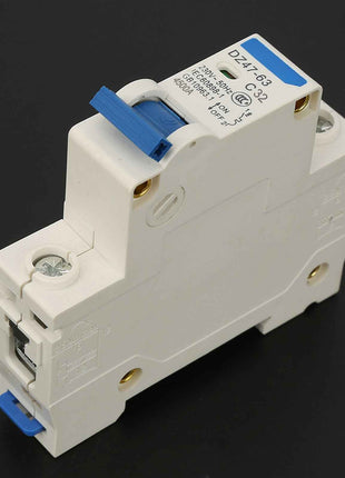230V AC DZ47-63 Single Pole Mini Breaker Protection Switch (32A)