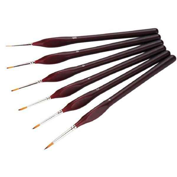 Watercolor brush tip fine nail marker
