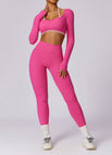 Xl / Long Sleeve + Trousers Rose Red