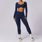S / Long Sleeve + Trousers Badge Blue