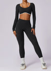 S / Long Sleeve + Trousers High-grade Black