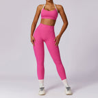Xl / Bra + Trousers Rose Red