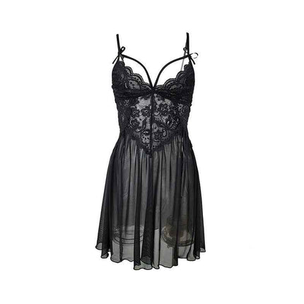 Valentine's Day Sexy Lingerie Sexy Mesh See-Through Pajamas
