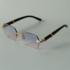 Gold Frame Purple Powder