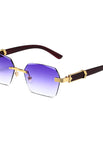 Gold Frame Gradually Purple