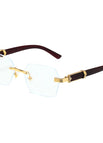 Gold Frame White Flat