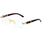 Gold Frame White Flat