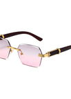Gold Frame Gray Powder