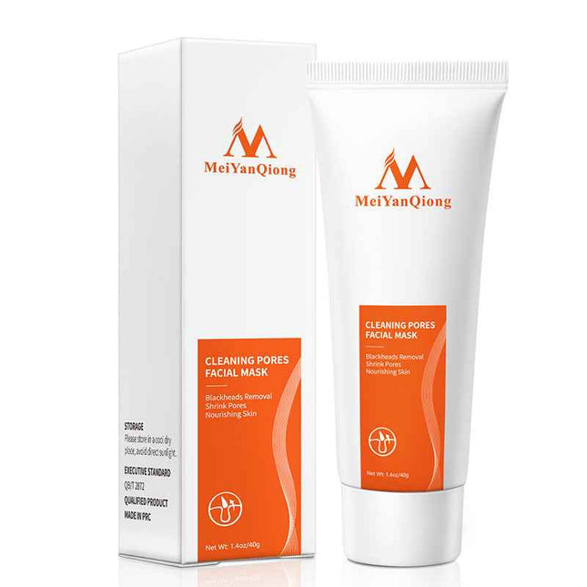 Deep Purifying peel-off charcoal mask for blackhead removal and acne control, strawberry nose treatment and facial care