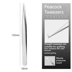 Silver Peacock Clip