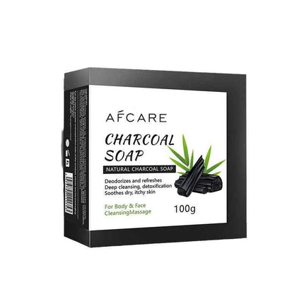 Pure Natural Activated Charcoal Cleansing Bar Deep Lather