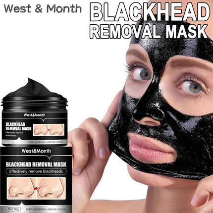 Bamboo Charcoal Pore Cleansing Peel-Off Mask for Blackhead Removal and Acne Treatment