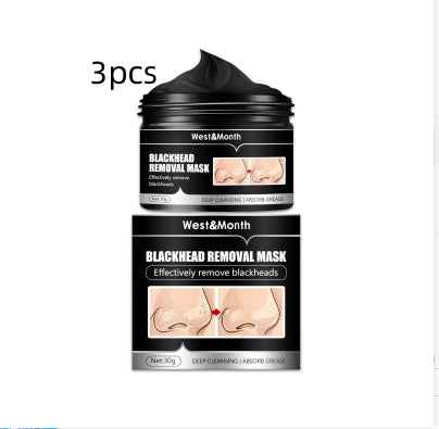 Bamboo Charcoal Pore Cleansing Peel-Off Mask for Blackhead Removal and Acne Treatment