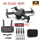 Black 4K DUAL 2Pcs battery
