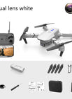 White / 1 battery / 4K dual lens