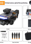 Three Batteries / P18 Black Double Lens