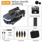 Black / Three Panel / Brushless Motor GPS