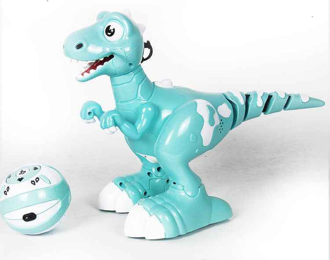 Smart Dino Interactive Spray Music RC Robot Toy with Dual Colors Remote Plaything for Children's Fun Gift