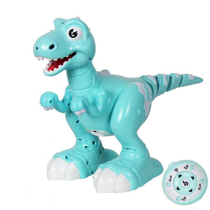 Smart Dino Interactive Spray Music RC Robot Toy with Dual Colors Remote Plaything for Children's Fun Gift