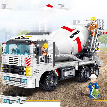 Creative Blocks Construction Kids' Puzzle Toy Smart Boy Age 6+ Brain Builder Engineering Car
