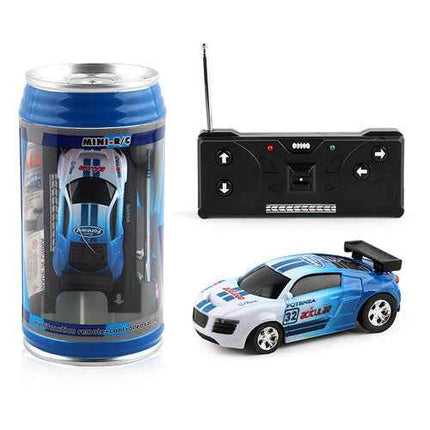 Tiny Soda Can Mini Wireless Toy Car Micro Racer 4 Channels