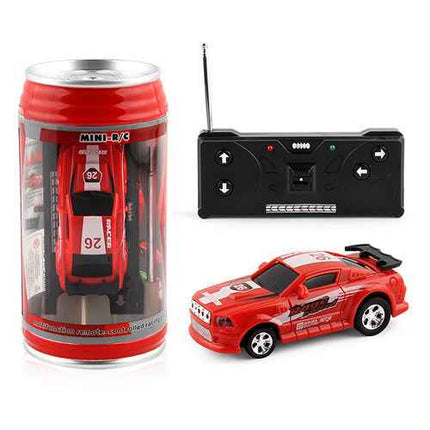 Tiny Soda Can Mini Wireless Toy Car Micro Racer 4 Channels