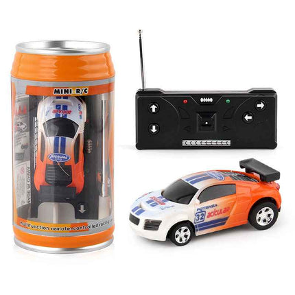 Tiny Soda Can Mini Wireless Toy Car Micro Racer 4 Channels