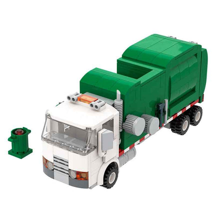 Eco-Friendly Cleanup Truck Construction Blocks Learning Play Set
