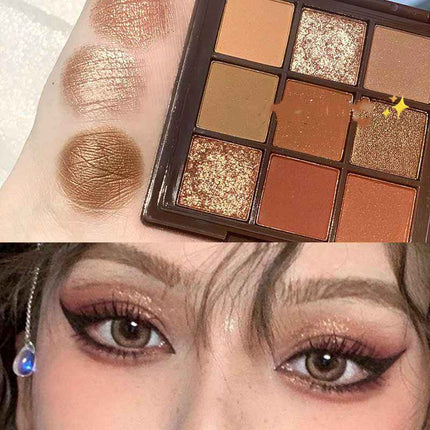 Multitone Shadow Palette Matte Charcoal Rocker Ebony Silver Glossy Shimmer