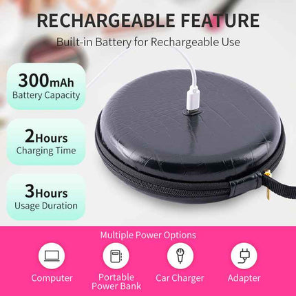 Big Circular Pouch Dark