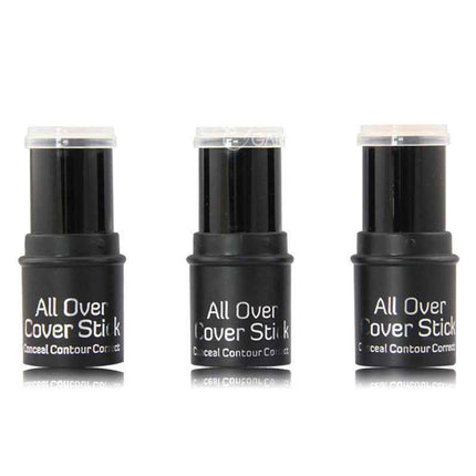 Tri-Shade Hydrating Concealer Balm for Blemishes Spots and Under Eye Circles