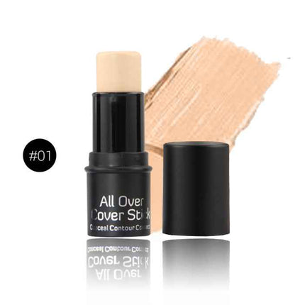 Tri-Shade Hydrating Concealer Balm for Blemishes Spots and Under Eye Circles