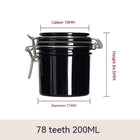 Eyelash Adhesive Holder Activated Charcoal Glue Container
