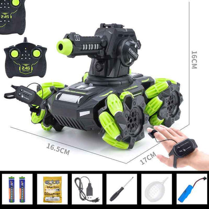 The Wireless Tank Toy Vehicle Can Be Powered By Firing Water Pellets