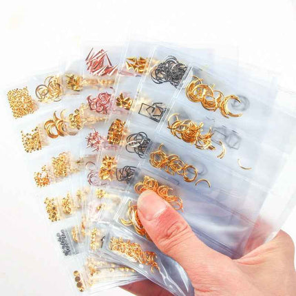 Metal Twisted Tube Circular Hollow Gold Silver Stud Fastener Clip