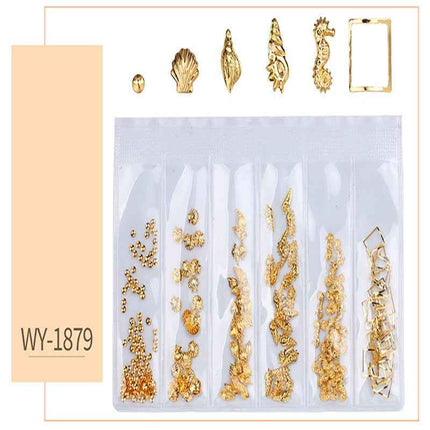 Metal Twisted Tube Circular Hollow Gold Silver Stud Fastener Clip