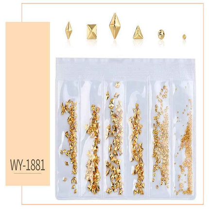 Metal Twisted Tube Circular Hollow Gold Silver Stud Fastener Clip