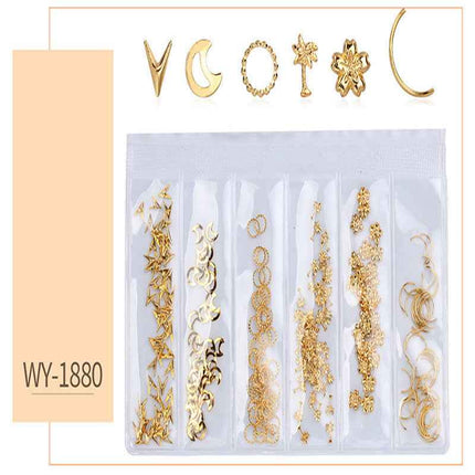 Metal Twisted Tube Circular Hollow Gold Silver Stud Fastener Clip