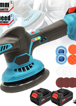 Cordless Car Polisher 6 Gears Adjustable Auto Electric Waxing Sanding Sealing Glaze Polishing Power Tool For Makita 21V Battery
