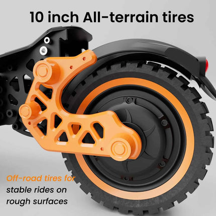 RUITOO M4MAX 55 KM/H Electric Scooter Double Shock Absorption W Folding Electric Kick Scooter 55KM Travel Range 10 Inch Tires