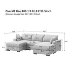 Modular corner Couch, 2/seater Couch, ribbed velvet padded with Couch-converted footed living room