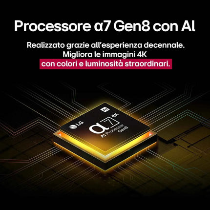 LG UHD 65 ", 4K Smart TV, 65UA73006LA, UA73 Series 2024, α7 Gen8 Processor, HDR10 Pro, FILMMAKER Mode, Game Optimizer, Wi-Fi, webOS 25, Alexa, bluetooth 5.1, 3 HDMI, 2 USB [Energy Efficiency Class F]