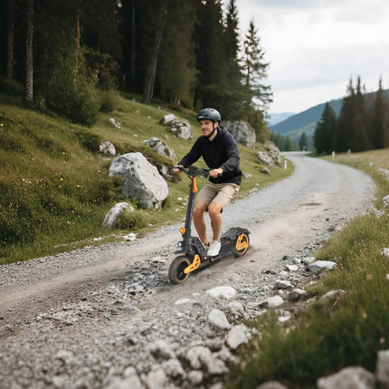 RUITOO M4MAX 55 KM/H Electric Scooter Double Shock Absorption W Folding Electric Kick Scooter 55KM Travel Range 10 Inch Tires