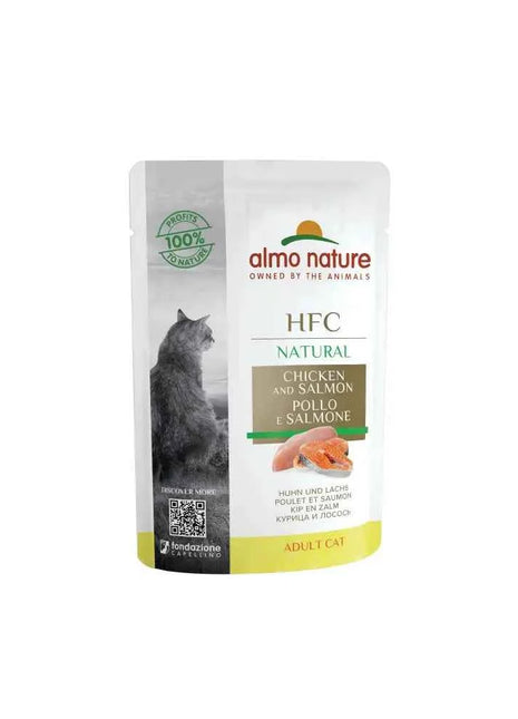 Almo Nature Cat HFC Natural Cat Envelope 55gr Chicken and Salmon